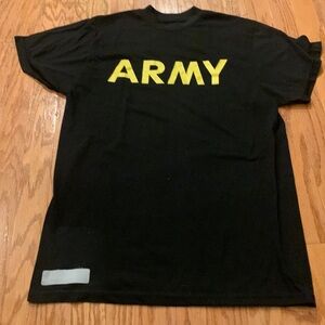 Army pt t shirt small s crew black